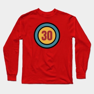 The Number 30 - thirty - thirtieth - 30th Long Sleeve T-Shirt